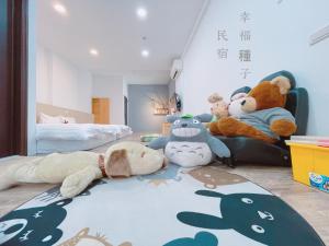 幸福种子客房内的一张或多张床位