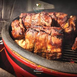 Gril dostupný pro hosty v rezortu