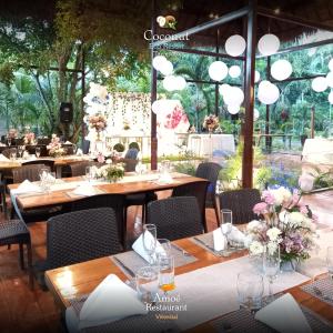 Restaurace v ubytování COCONUT TARAPOTO - ECO RESORT