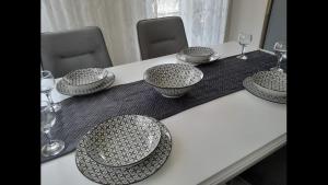 Posezení v ubytování Nymfes House.