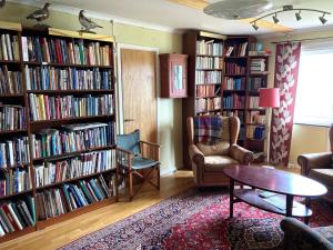Biblioteca din această casă de vacanță +15 fotografii