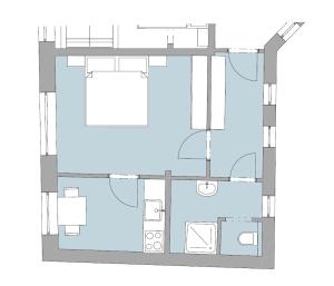 Pelan lantai bagi Apartmány na Trojce