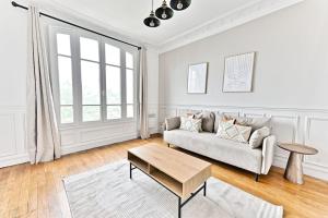 Istumisnurk majutusasutuses Appartement Vue panoramique sur la capitale