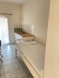 Kuchyň nebo kuchyňský kout v ubytování Aktaion Hotel