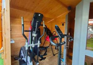 Γυμναστήριο ή/και όργανα γυμναστικής στο Typical Canarian House private jacuzzi, sauna, gym, Finca Conejo Taucho Adeje by Aqua Vista Tenerife