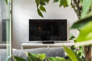 TV a/nebo společenská místnost v ubytování STORM studios