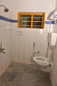 Koupelna v ubytování VALLI HOTEL