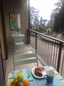 Balkón nebo terasa v ubytování Casa Ambra, 50m vom Comer See, 2 private Parkplätze