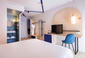 Kuchyň nebo kuchyňský kout v ubytování Urban Hotel & Spa Aix-les-Bains - BW Signature Collection