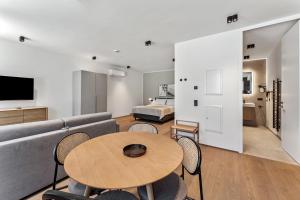 limehome Bad Hall Hauptplatz的厨房或小厨房