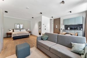 limehome Bad Hall Hauptplatz的厨房或小厨房