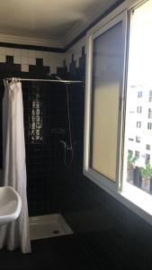 Koupelna v ubytování Hôtel Texuda