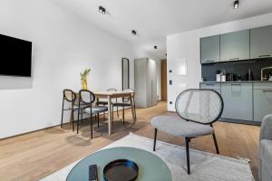 limehome Bad Hall Hauptplatz的厨房或小厨房