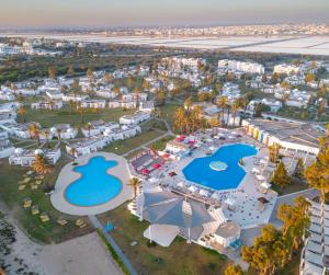 an aerial view of a city with a park at One Resort Aqua Park in Monastir