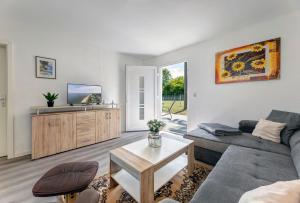 Blauer Bungalow