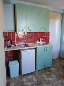 Kuchyň nebo kuchyňský kout v ubytování Apartmanes Volaric M