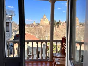 Balkón nebo terasa v ubytování Tbil Inn Hotel