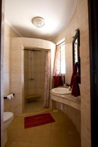 Koupelna v ubytování Samburu Sopa Lodge