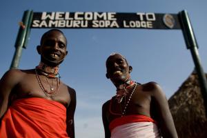 Gostje med bivanjem v nastanitvi Samburu Sopa Lodge