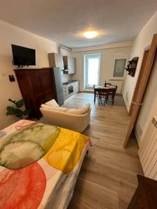 Giường trong phòng chung tại Borgo nel Vigneto