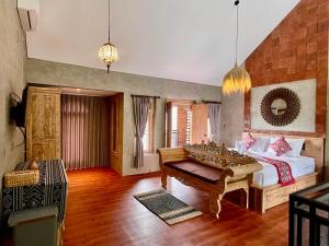 Χώρος καθιστικού στο Juminten Villa