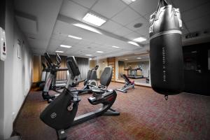 Fitness centrum a/nebo fitness zařízení v ubytování Yerevan Place Hotel