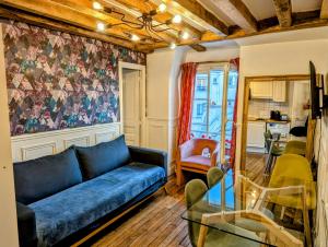 Et opholdsområde på Opera Louvre HolidayApartment