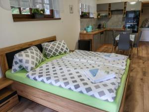 Una cama o camas en una habitación de Studio Labaika by Interhome
