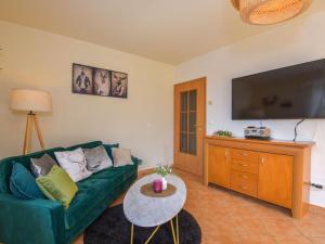 TV a/nebo společenská místnost v ubytování Holiday Home Konrad by Interhome