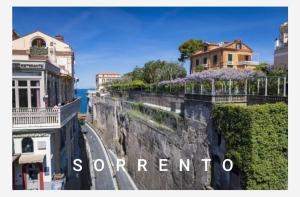a view of a mountain with houses on a cliff at Villa dei Miri, near Pompeii, Sorrento & Amalfi Coasts in Gragnano