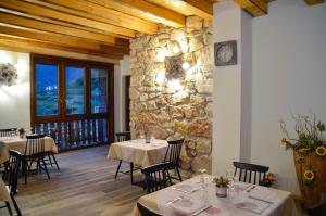 Restaurace v ubytování La Caigola