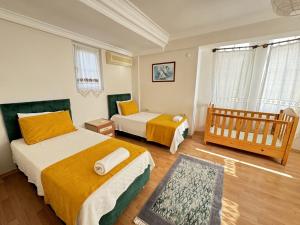 Postel nebo postele na pokoji v ubytování Villa Defne Oludeniz Private Villa
