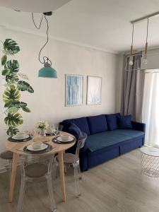 Część wypoczynkowa w obiekcie Przytulny Apartament 100m od plaży