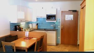 Η κουζίνα ή μικρή κουζίνα στο 2-Zi-Komfort-Ferienappartement +7 φωτογραφίες