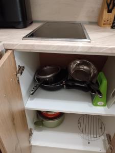 A kitchen or kitchenette at Byala-apartment-valmira