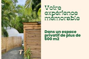 Fotografie z fotogalerie ubytování Nuit insolite dans une bulle avec spa privatif en Martinique! v destinaci Rivière-Salée