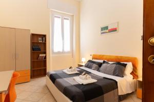 Ένα ή περισσότερα κρεβάτια σε δωμάτιο στο Sea Front Apartment City Centre