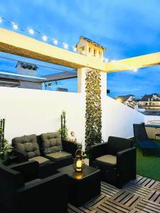 Część wypoczynkowa w obiekcie Przytulny Apartament 100m od plaży