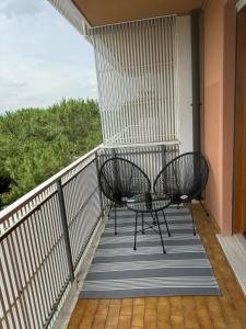 Balkón nebo terasa v ubytování Aprillia Marittima