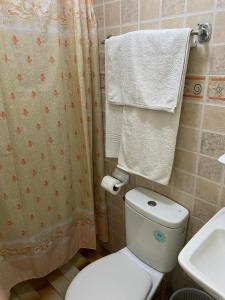 Koupelna v ubytování Hôtel Petite Suède