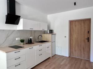 Kuchyň nebo kuchyňský kout v ubytování House Natura