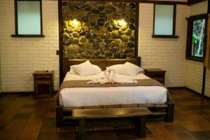 Cama o camas de una habitación en Arrayan y Piedra