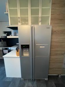 Kuchyň nebo kuchyňský kout v ubytování Ferienwohnung am Seeblick