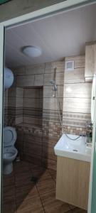 Koupelna v ubytování Долапите guest house с. Градище