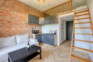 Kuchyň nebo kuchyňský kout v ubytování Industrial Apartment