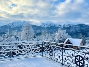 Widok na góry z tego apartamentu