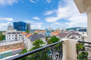 Balkón nebo terasa v ubytování Biển Vàng Vũng Tàu Hotel
