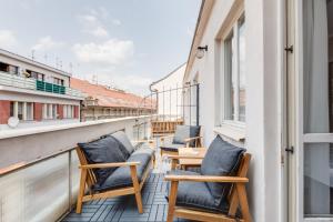 Balkón nebo terasa v ubytování Hotel Andante