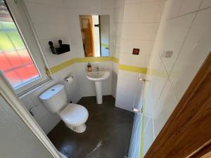 A bathroom at Lotila Flats Rio Caudal