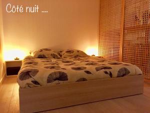 Postel nebo postele na pokoji v ubytování Suite privée - tout équipé